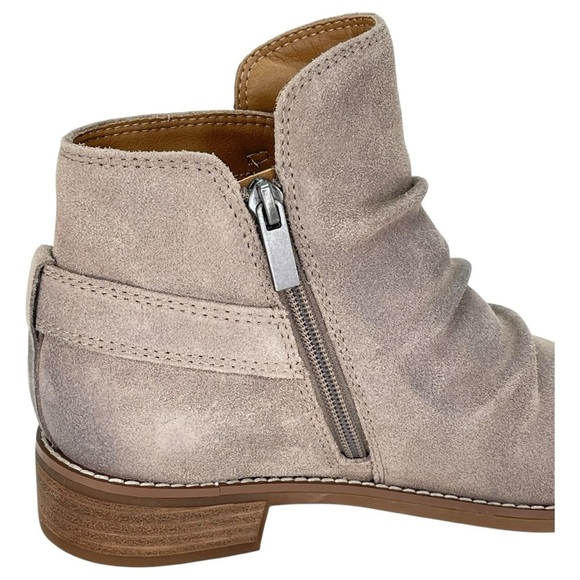 Earth Naira Taupe Leather Womens Ankle Boots Size 6M - Picture 8 of 13